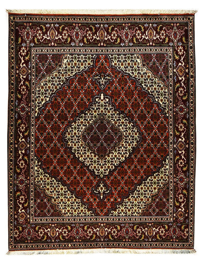 Tabriz - 40 Raj Koberec 155x200cm - Perský koberec - tmavě červená