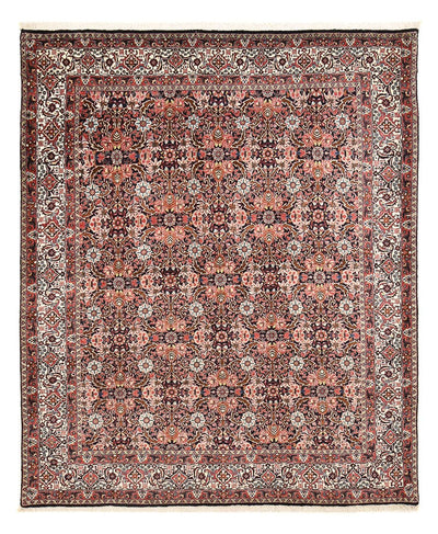 Bidjar Koberec 204x247cm - Perský koberec - tmavě červená