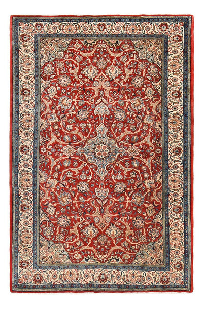 Sarouk Koberec 135x205cm - Perský koberec - červená