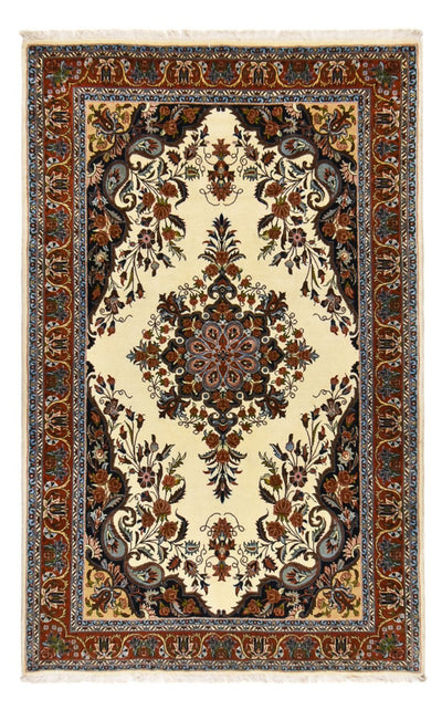 Sarouk Koberec 131x217cm - Perský koberec - světle béžová