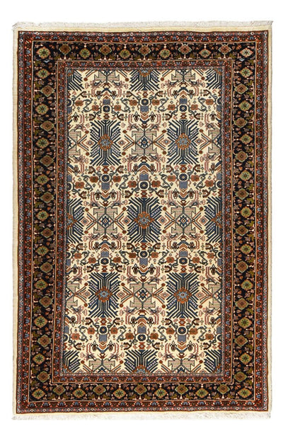 Sarouk Koberec 130x197cm - Perský koberec - světle béžová