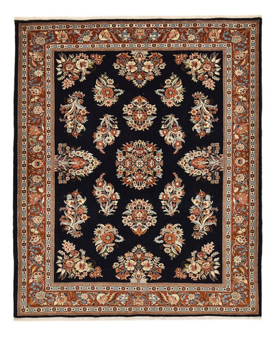 Kashmar Koberec 180x228cm - Perský koberec - tmavě modrá