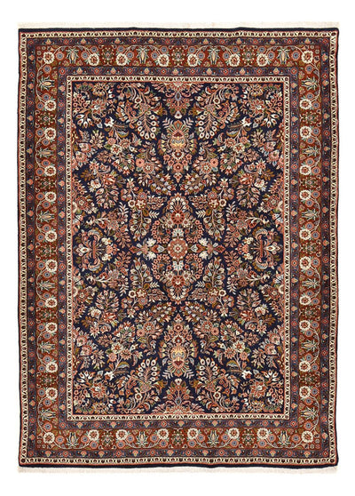 Sarouk Koberec 165x230cm - Perský koberec - tmavě modrá