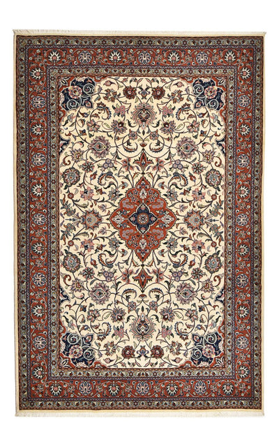 Sarouk Koberec 204x317cm - Perský koberec - béžová
