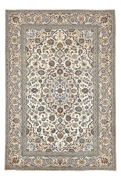 Kashan Koberec 195x300cm - Perský koberec - pískový