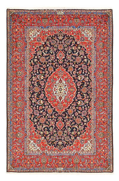 Kashan Koberec 143x217cm - Perský koberec - tmavě modrá