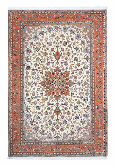 Tabriz - 50 Raj Koberec 200x298cm - Perský koberec - béžová