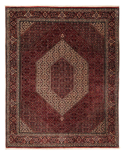 Bidjar Koberec 196x238cm - Perský koberec - tmavě červená