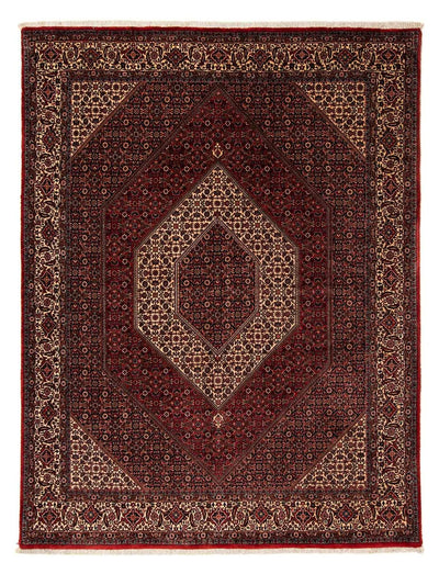 Bidjar Koberec 202x255cm - Perský koberec - tmavě červená