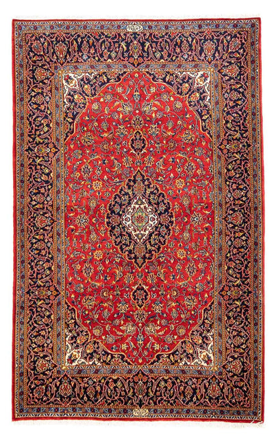 Kashan Koberec 150x230cm - Perský koberec - červená