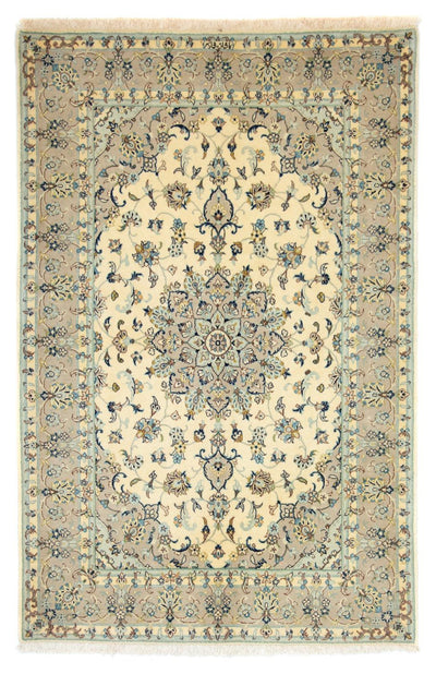 Kashan Koberec 137x210cm - Perský koberec - béžová