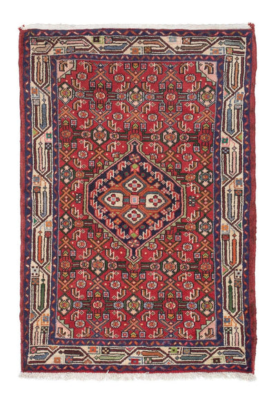 Hamadan Koberec 79x120cm - Perský koberec - červená