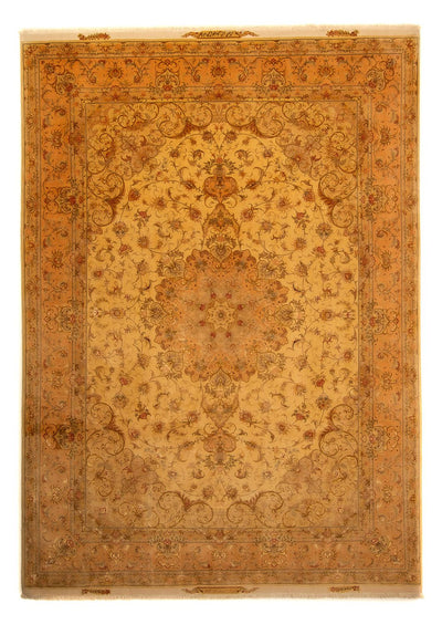 Tabriz - 50 Raj Koberec 258x346cm - Perský koberec - zlatá