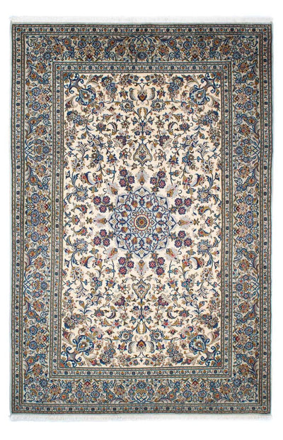 Kashan Koberec 158x240cm - Perský koberec - béžová