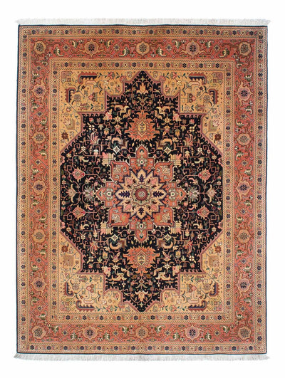 Tabriz - 50 Raj Koberec 150x203cm - Perský koberec - světle hnědá
