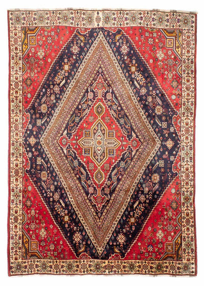 Shiraz Koberec 220x315cm - Perský koberec - červená