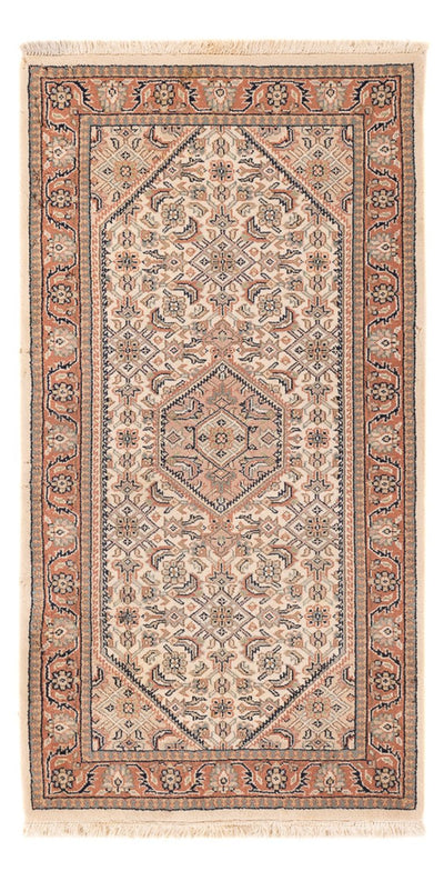 Indo Bidjar Koberec 70x140cm - Orientální koberec - tmavě béžová