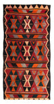 Starý kilim Koberec 155x325cm