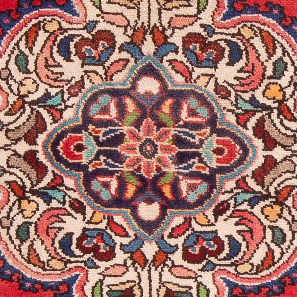 Rudbar Koberec 73x196cm - Perský koberec - tmavě červená