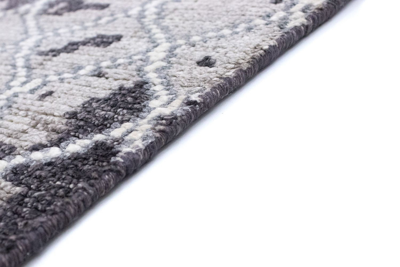 Designový koberec - 271 x 181 cm - stříbrná