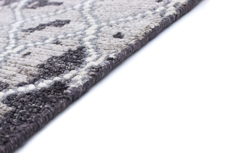 Designový koberec - 271 x 181 cm - stříbrná