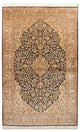 Hedvábný koberec - Kašmírské hedvábí - 153 x 93 cm - tmavě modrá