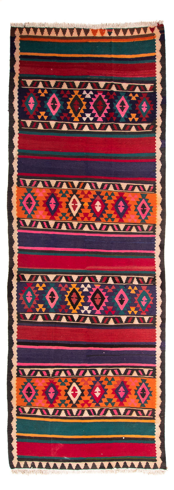 Starý kilim Koberec 145x370cm