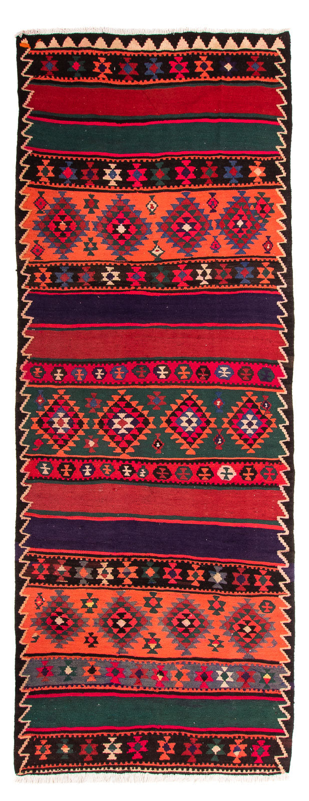 Starý kilim Koberec 135x380cm