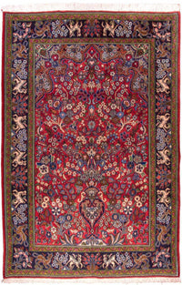 Perský koberec - Ghom - 200 x 140 cm - červená – product image