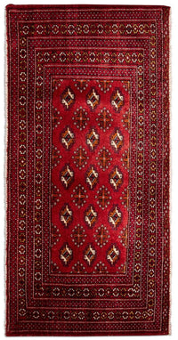 Turkamanský koberec - 140 x 70 cm - červená – product image