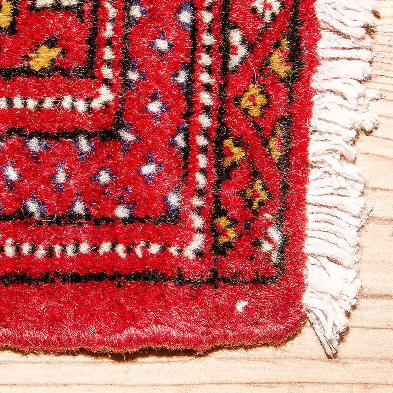 Turkamanský koberec - 140 x 70 cm - červená