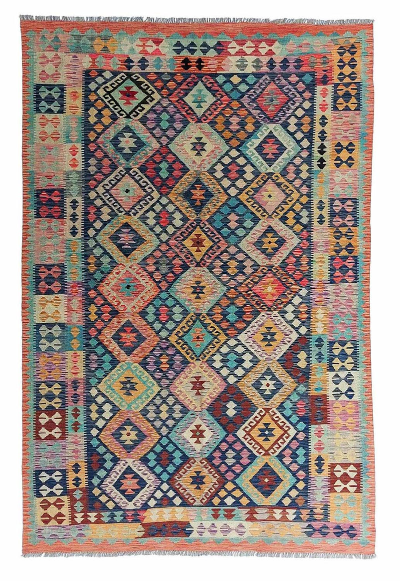 Kilim Maimana Koberec 203x295cm - Vlněný koberec