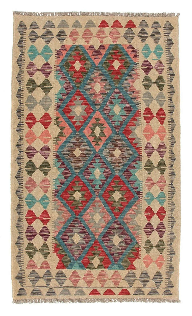 Kilim Maimana Koberec 198x110cm - Vlněný koberec