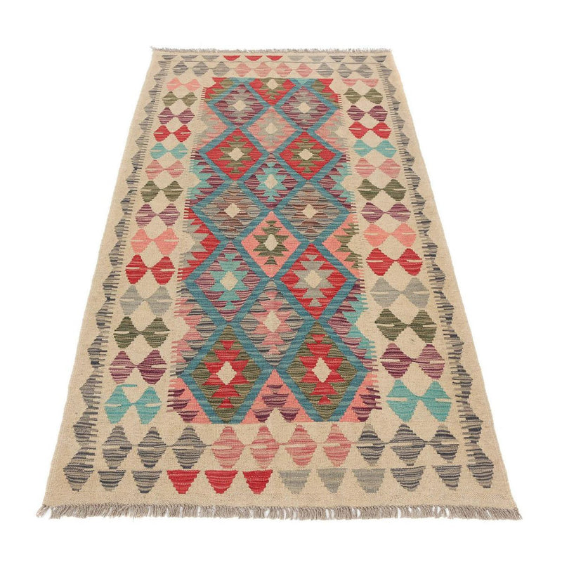 Kilim Maimana Koberec 198x110cm - Vlněný koberec