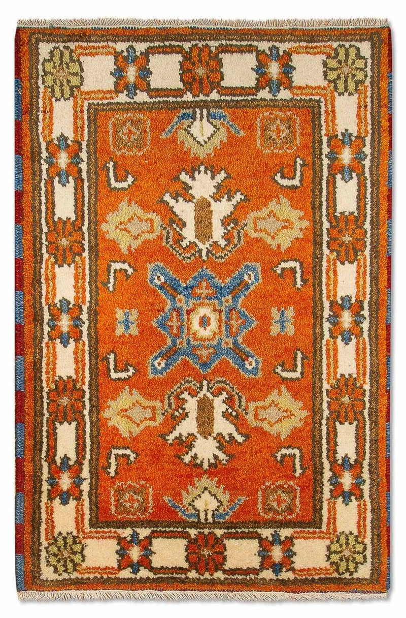 Orientální koberec - 93 x 64 cm - oranžová