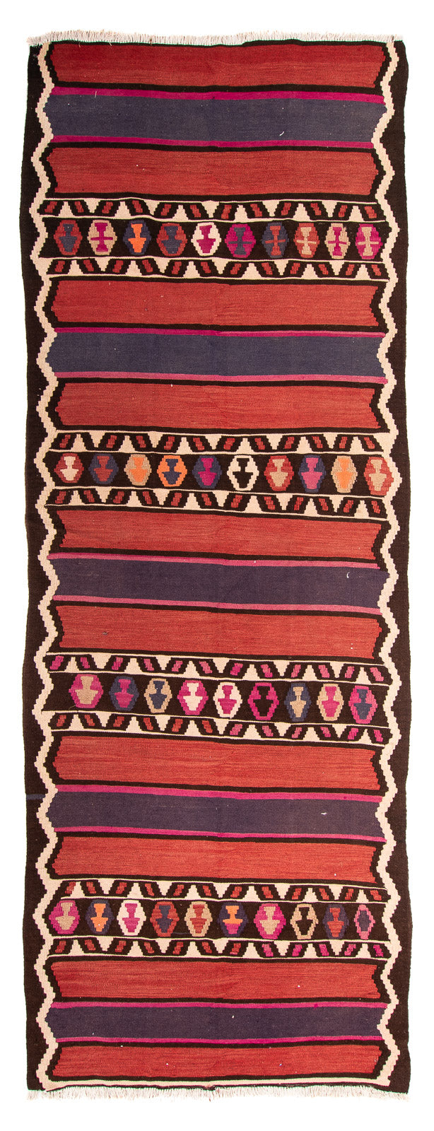 Starý kilim Koberec 140x380cm