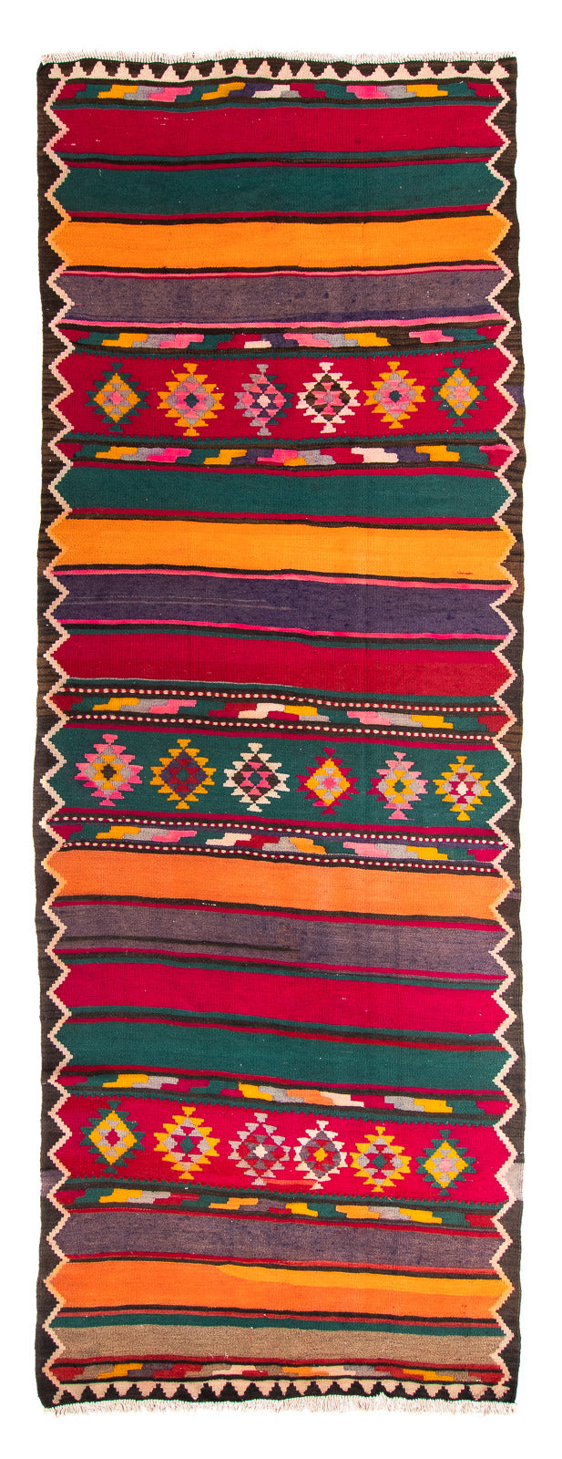 Starý kilim Koberec 130x365cm
