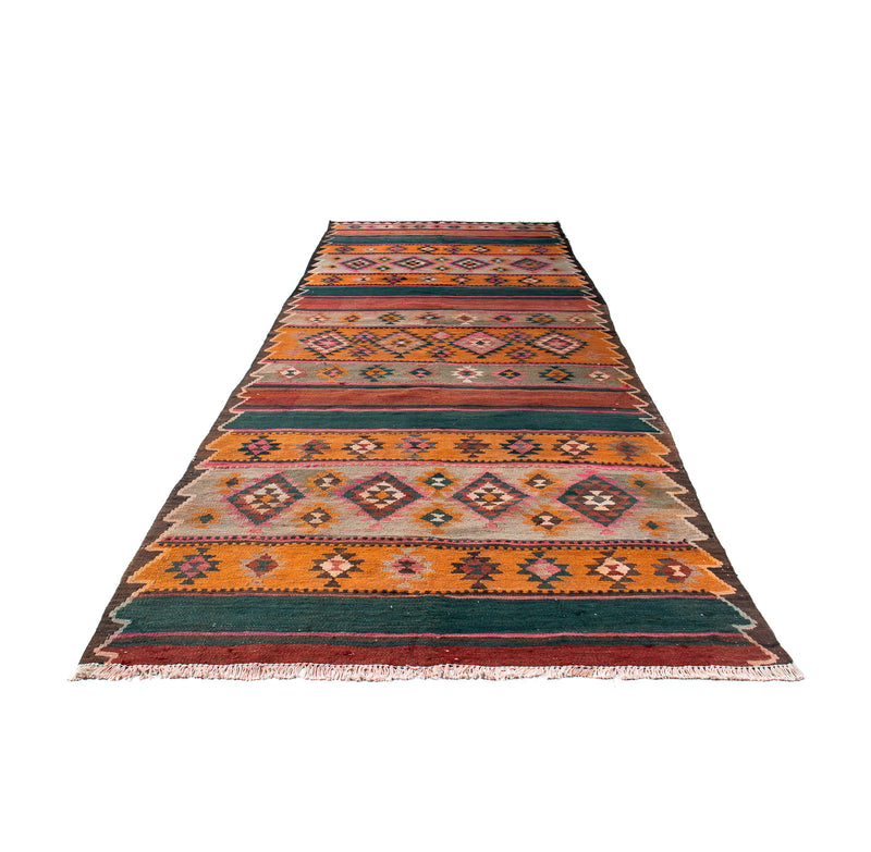 Starý kilim Koberec 145x370cm
