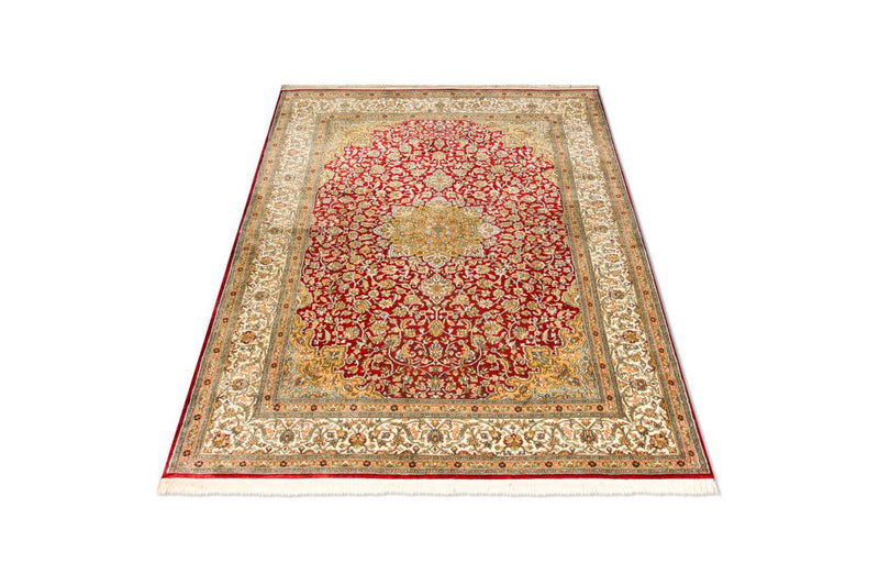 Kašmírské hedvábí Koberec 153x216cm - Orientální koberec