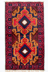 Balúčský koberec 73x135cm - Orientální koberec - Obdélníkový / Vícebarevný / 73 x 135 cm Obdélníkový