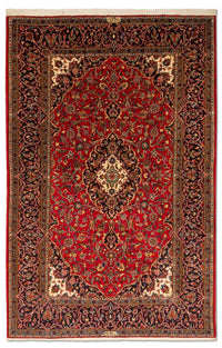 Kashan Koberec 141x216cm - Perský koberec - červená – product image