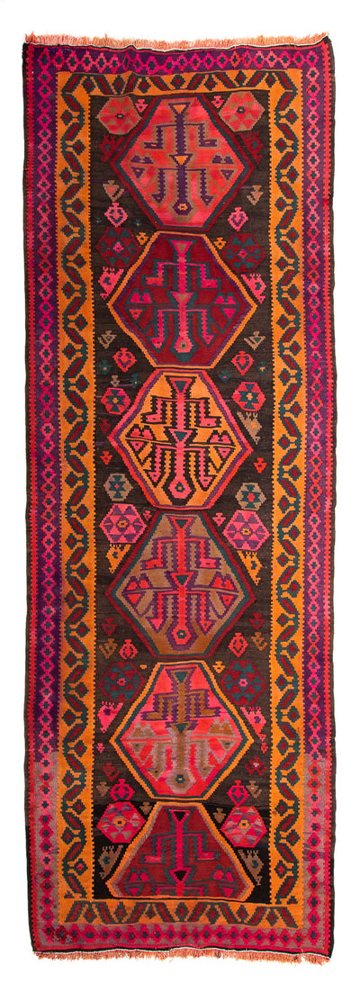 Starý kilim Koberec 142x375cm