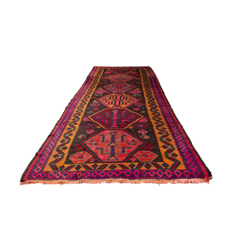 Starý kilim Koberec 142x375cm