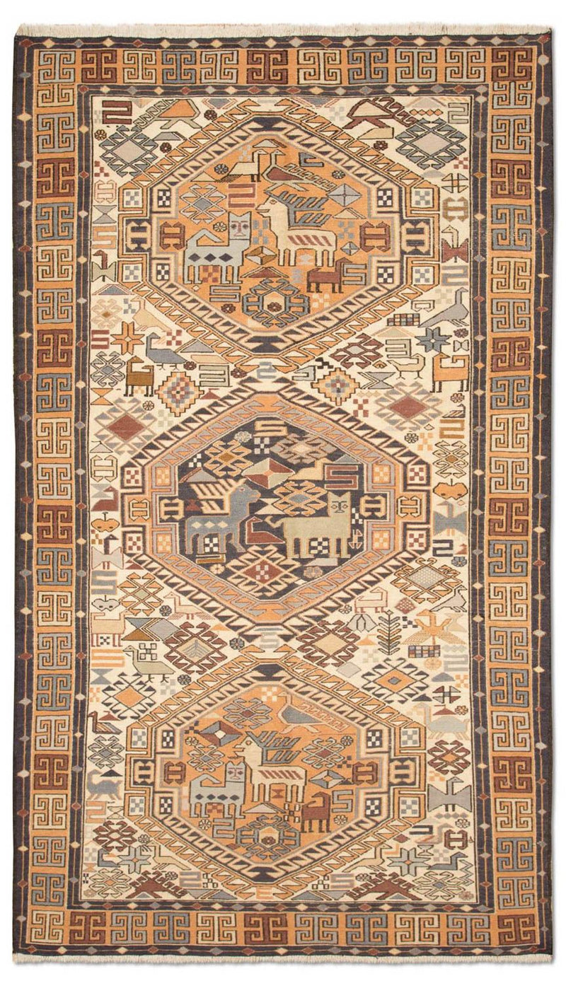 Hedvábný kilim Koberec 115x210cm