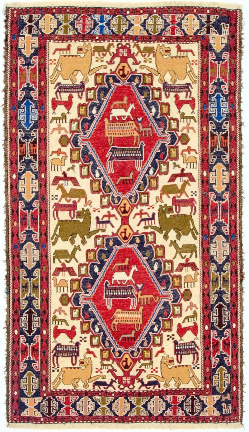 Hedvábný kilim Koberec 192x110cm
