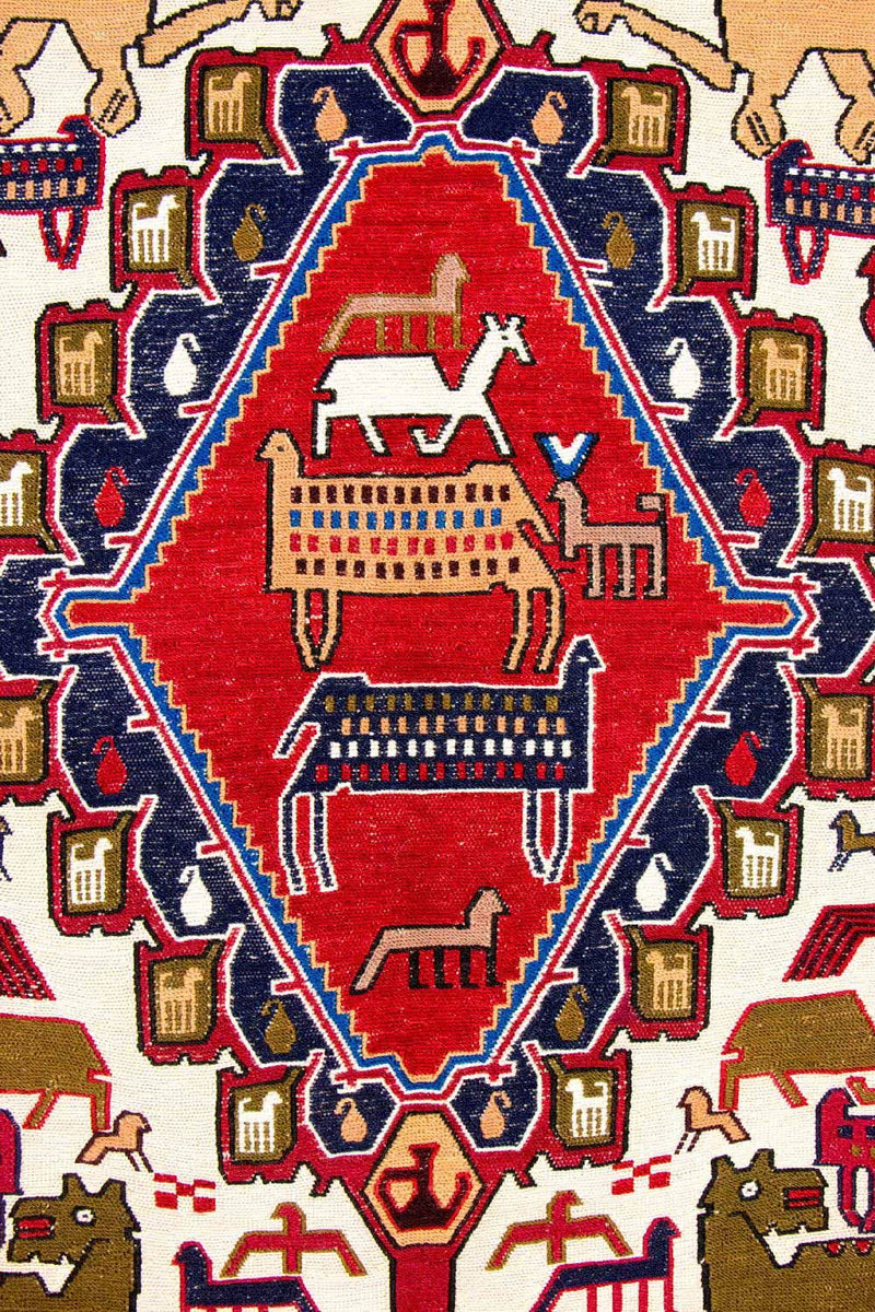 Hedvábný kilim Koberec 192x110cm