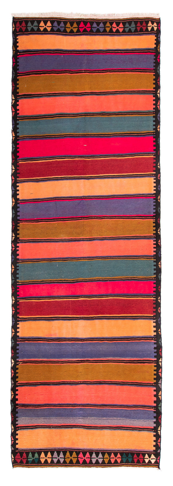 Starý kilim Koberec 137x370cm
