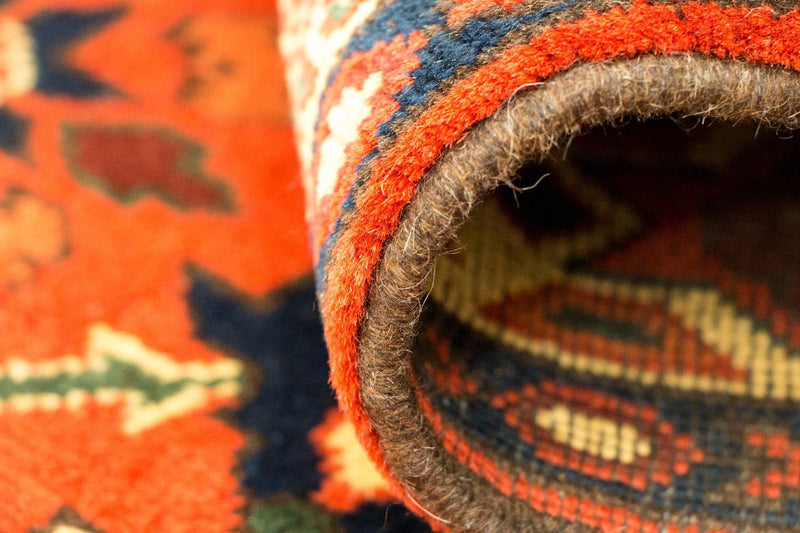 Runner Afghánský koberec - Hatšlu - 305 x 84 cm - oranžová