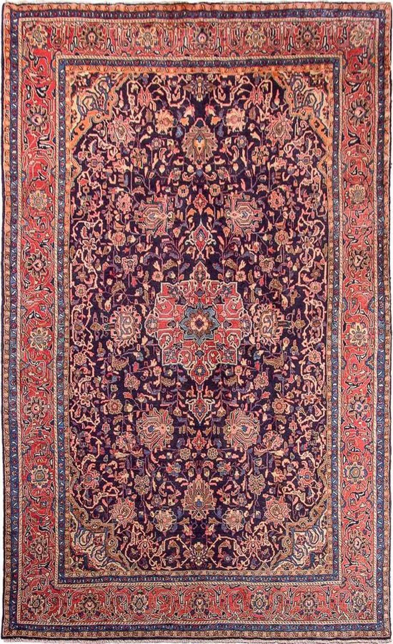 Sarouk Koberec 193x308cm - Perský koberec - modrá