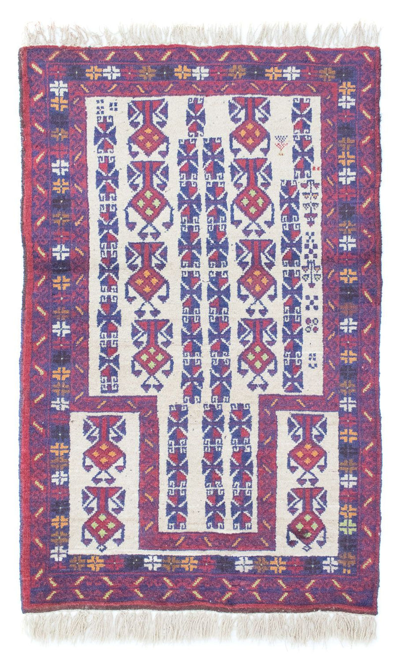Balúčský koberec - 129 x 77 cm - béžová